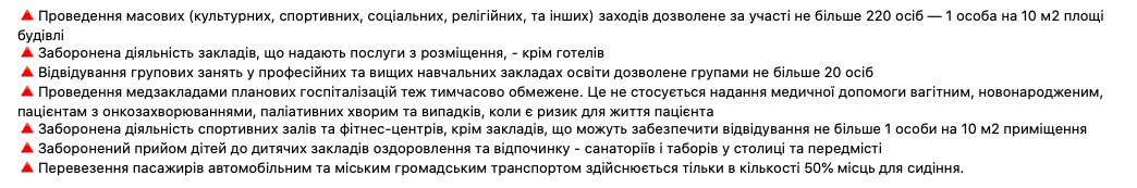 Помаранчева зона карантину у Києві: Кличко розповів про заборони